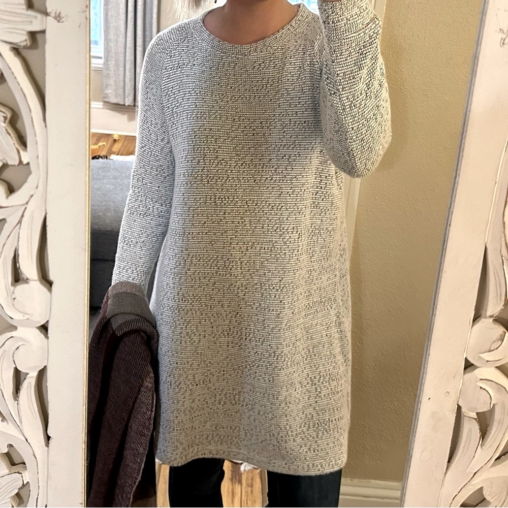 Lou & Grey for LOFT Sweater Dress Grey size Large